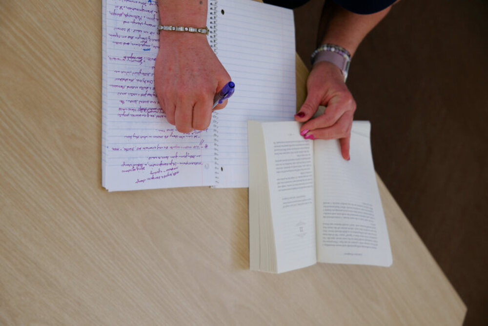 Writing notes detail