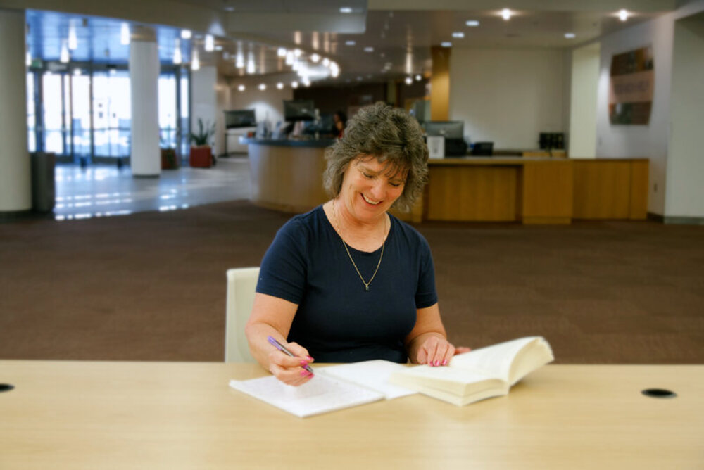 Author smiling