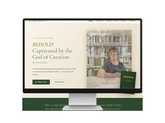 A custom website by The Vantage Media